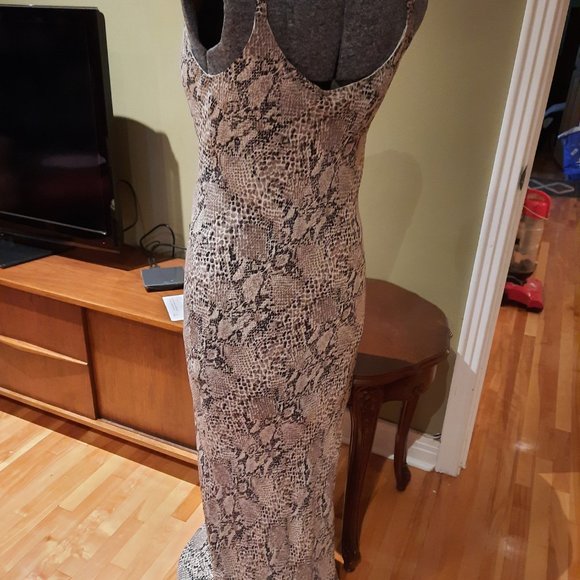 LONG SILK DRESS - Picture 4 of 5